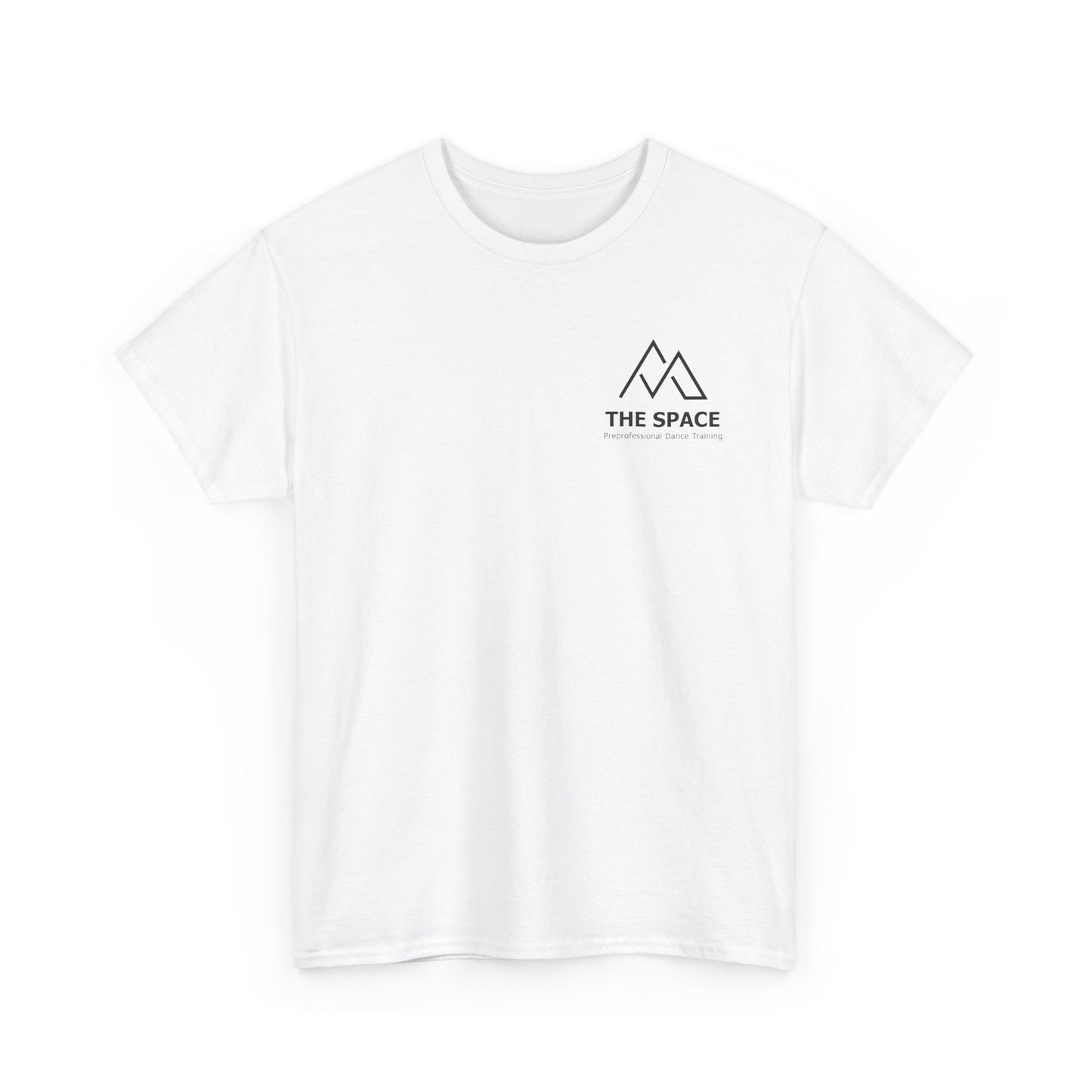 The Space - Unisex Heavy Cotton Tee (Left Chest Logo, Back Quote)