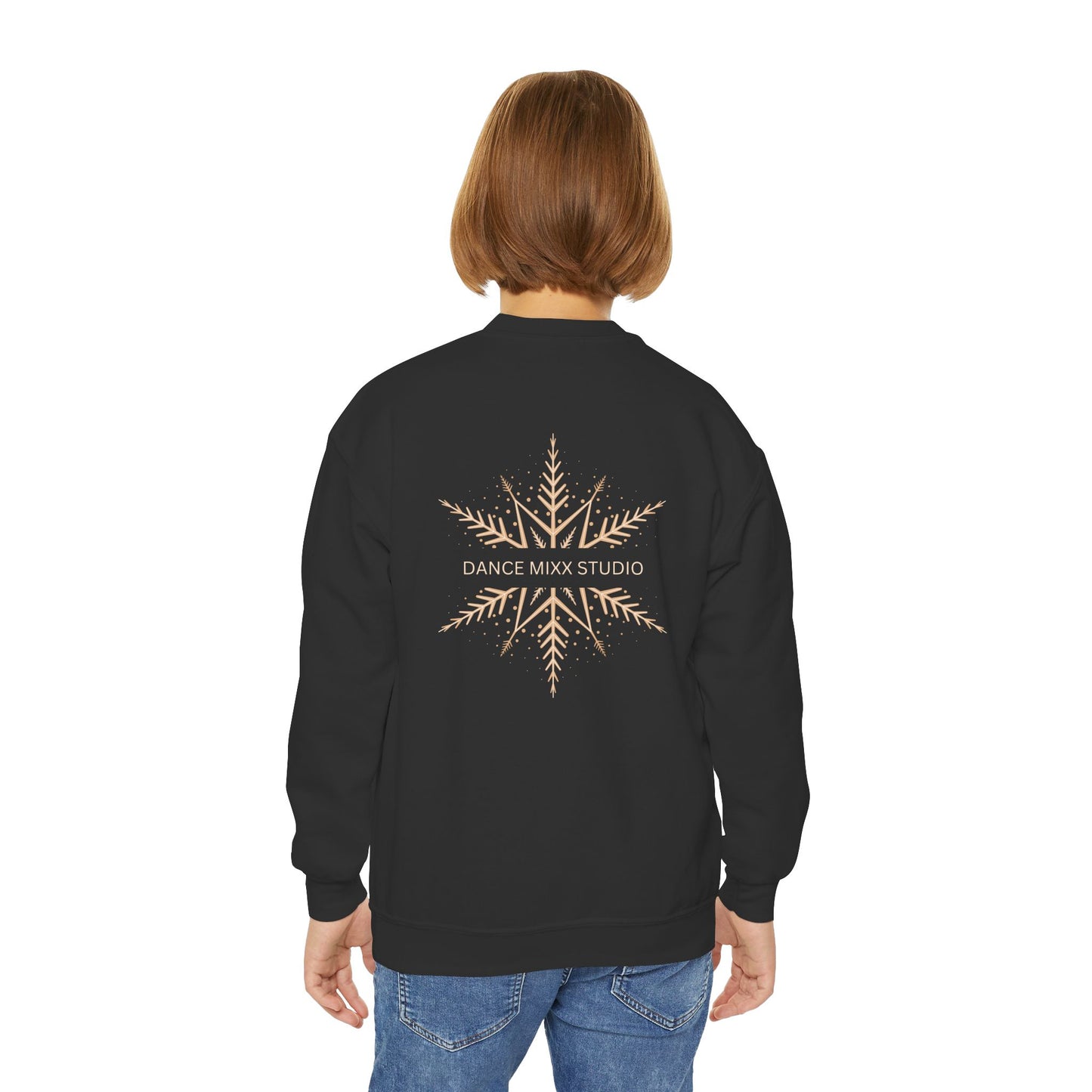 Dance Mixx Studio - Youth Holiday Snowflake Crewneck (Option 2)
