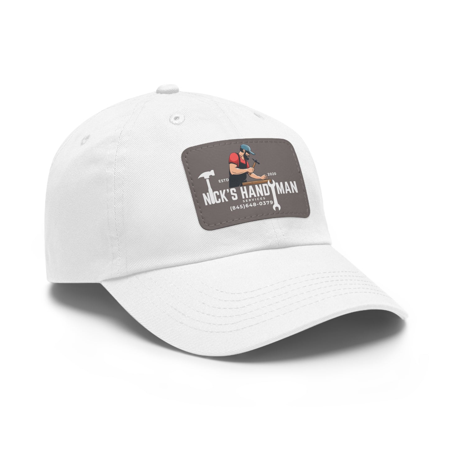 Hat with Leather Patch