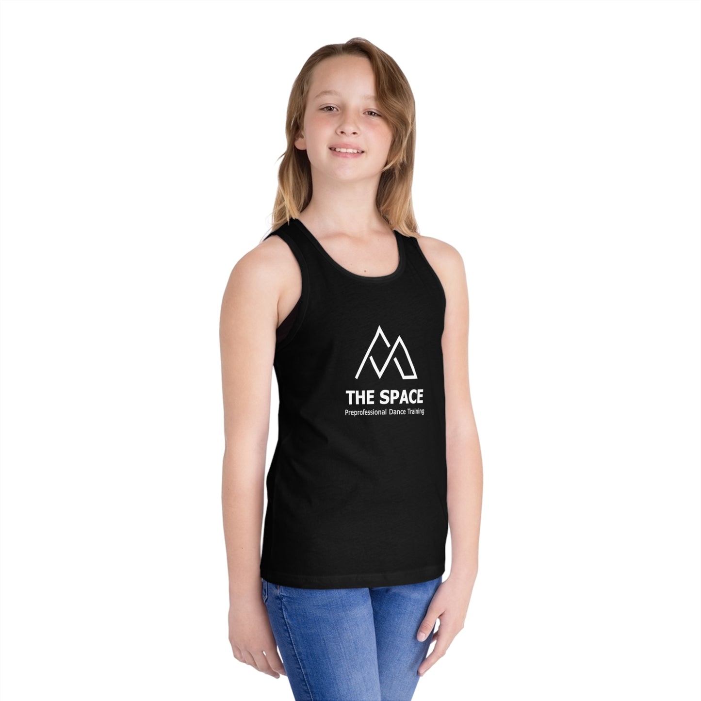 The Space - Youth Jersey Tank Top (Front Logo)