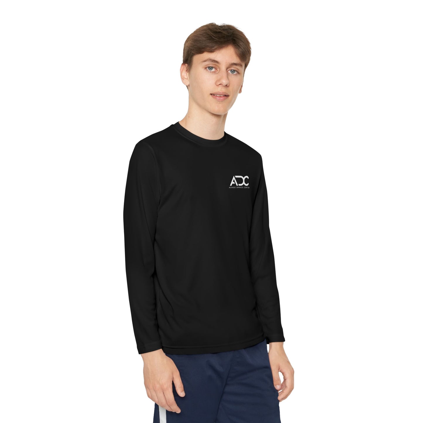 Adage Dance Center: Youth Long Sleeve Tee (Front Logo, Back Logo)