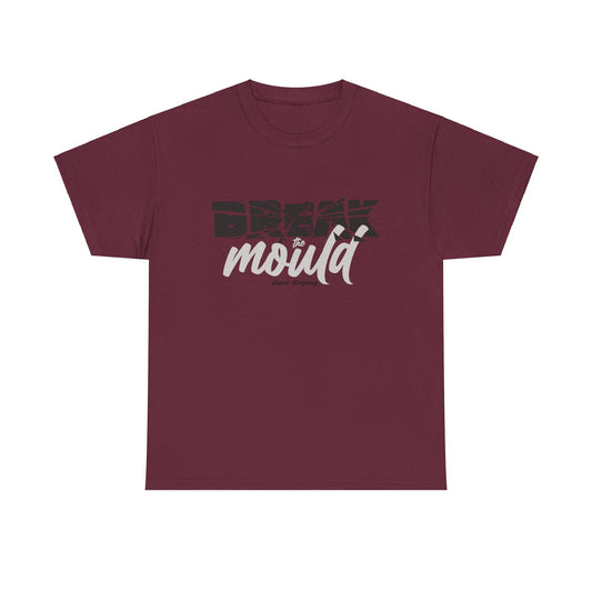 BREAK THE MOULD - Unisex Cotton Tee (Front Logo, Back Est.)
