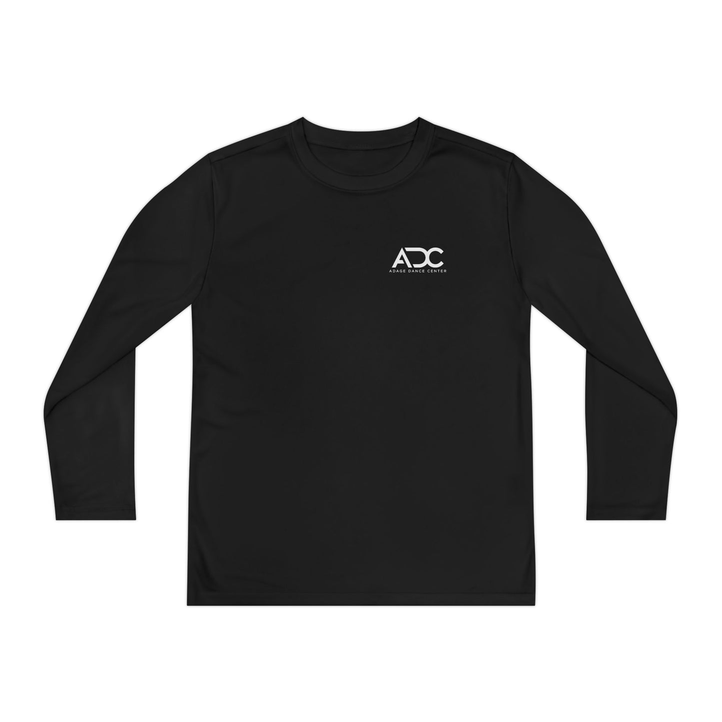 Adage Dance Center: Youth Long Sleeve Tee (Front Logo, Back Logo)