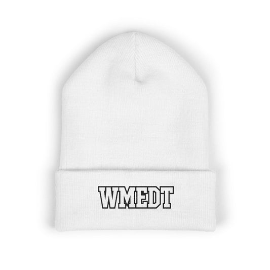 WMEDT: Embroidered Cuffed Beanie (One Color)