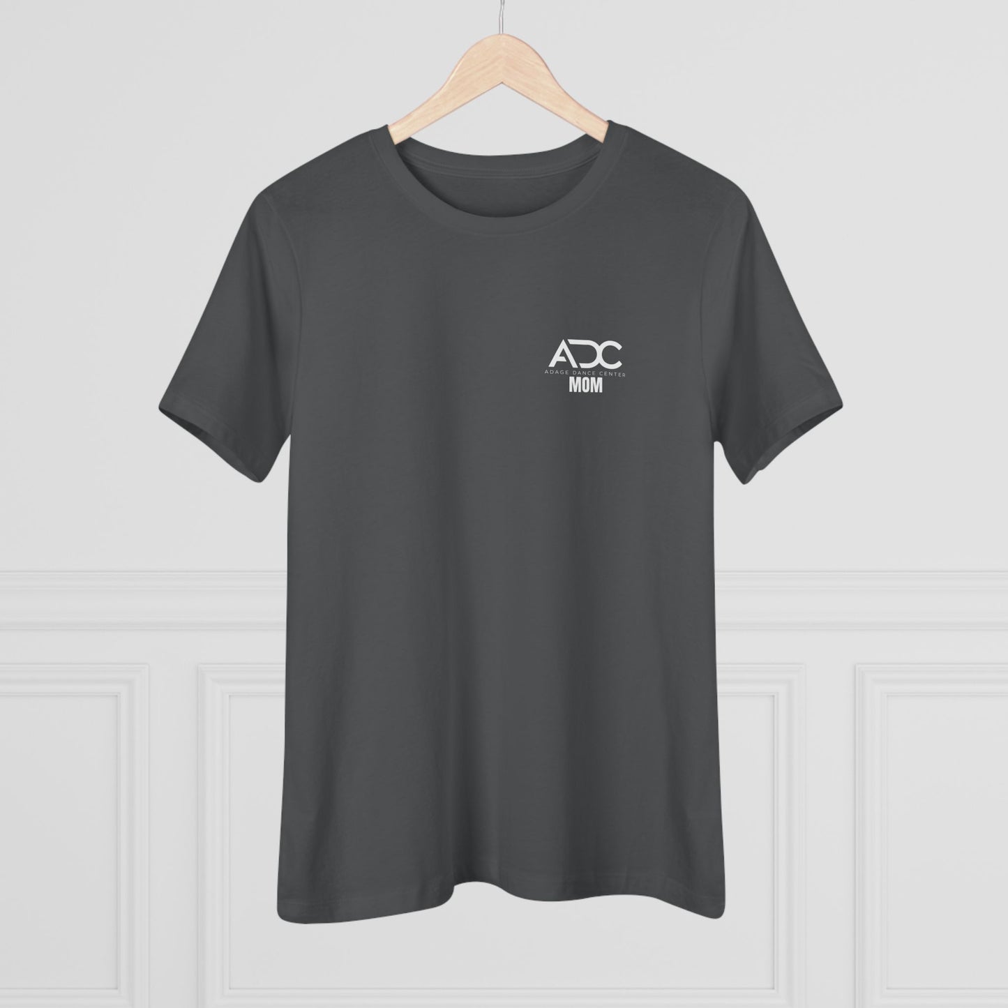 Adage Dance Center: Bella+Canvas Dance Mom Cotton Tee (Front Logo, Back Logo)