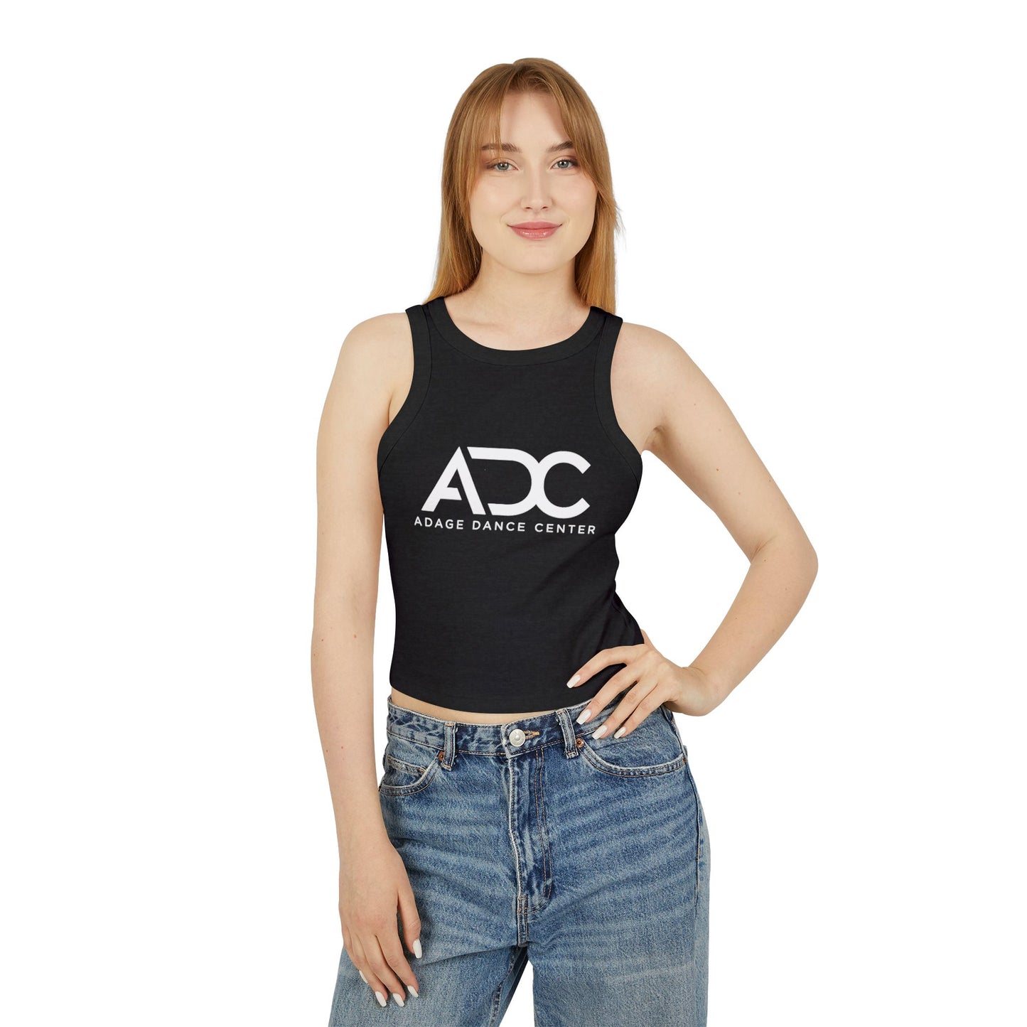 Adage Dance Center: Bella+Canvas Women's Racerback Tank Top (Front Logo)