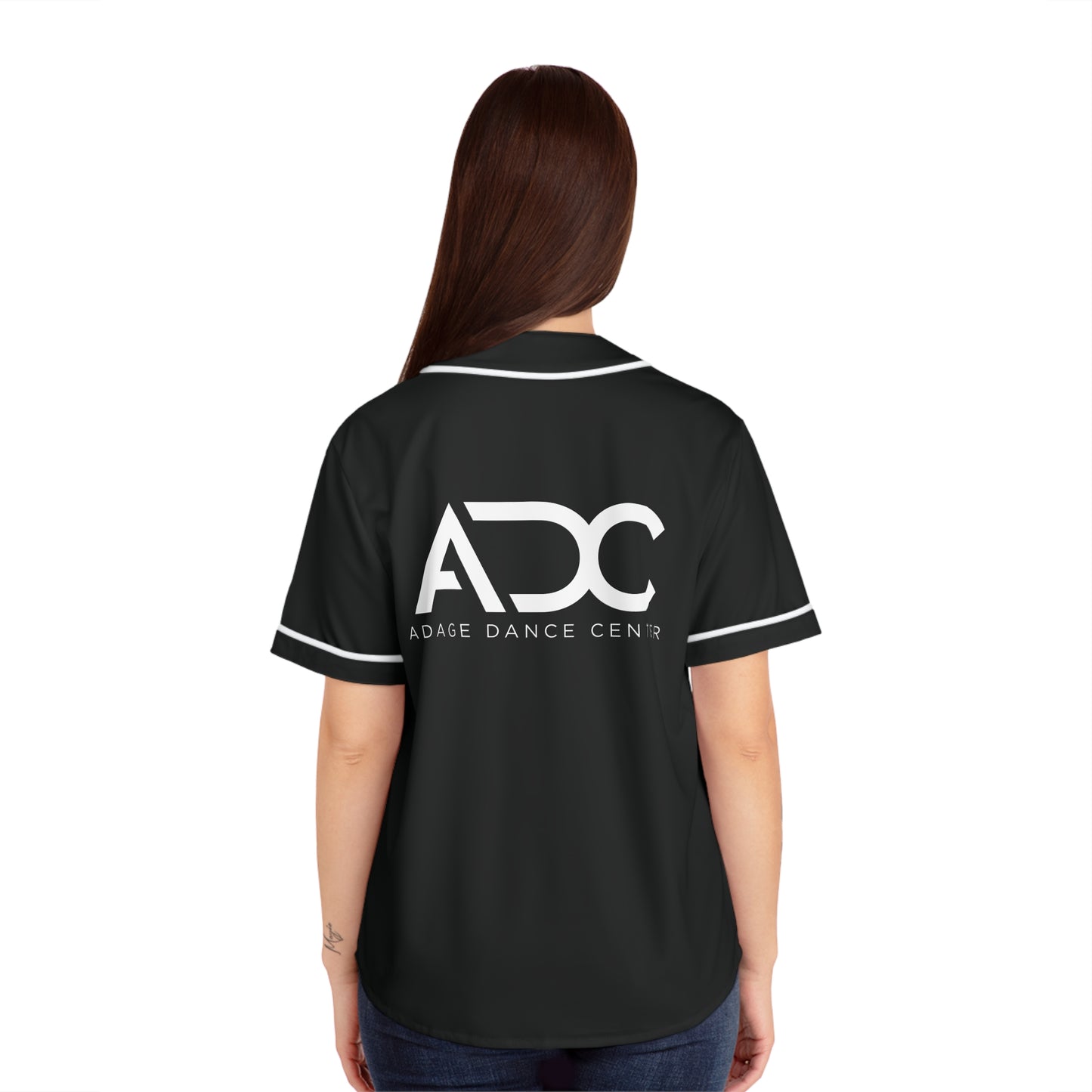 Adage Dance Center: Women's Baseball Jersey CUSTOM - Read Description (Front Name, Back Logo)