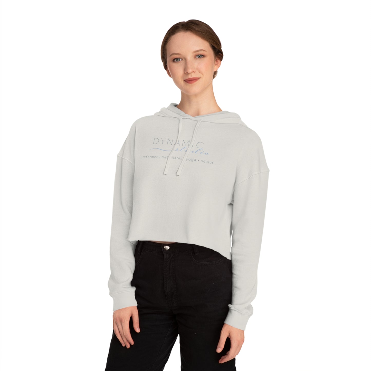 Women's Cropped Hooded Sweatshirt - Dynamic Studio