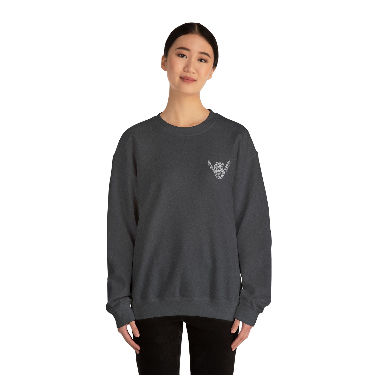 SPOOKY SUMMER - Unisex Crewneck Sweatshirt - (Front Logo, Back Design)