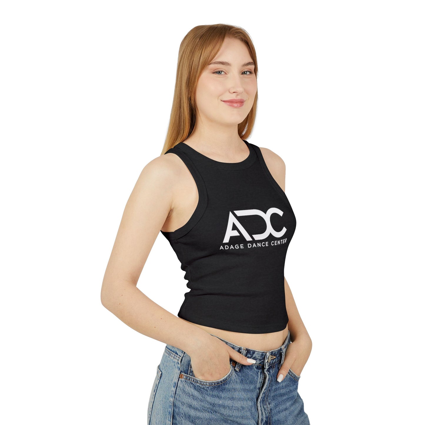 Adage Dance Center: Bella+Canvas Women's Racerback Tank Top (Front Logo)