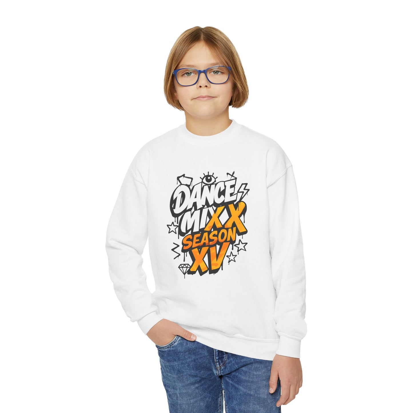 Season XV - Youth Crewneck Sweatshirt (Front Image)