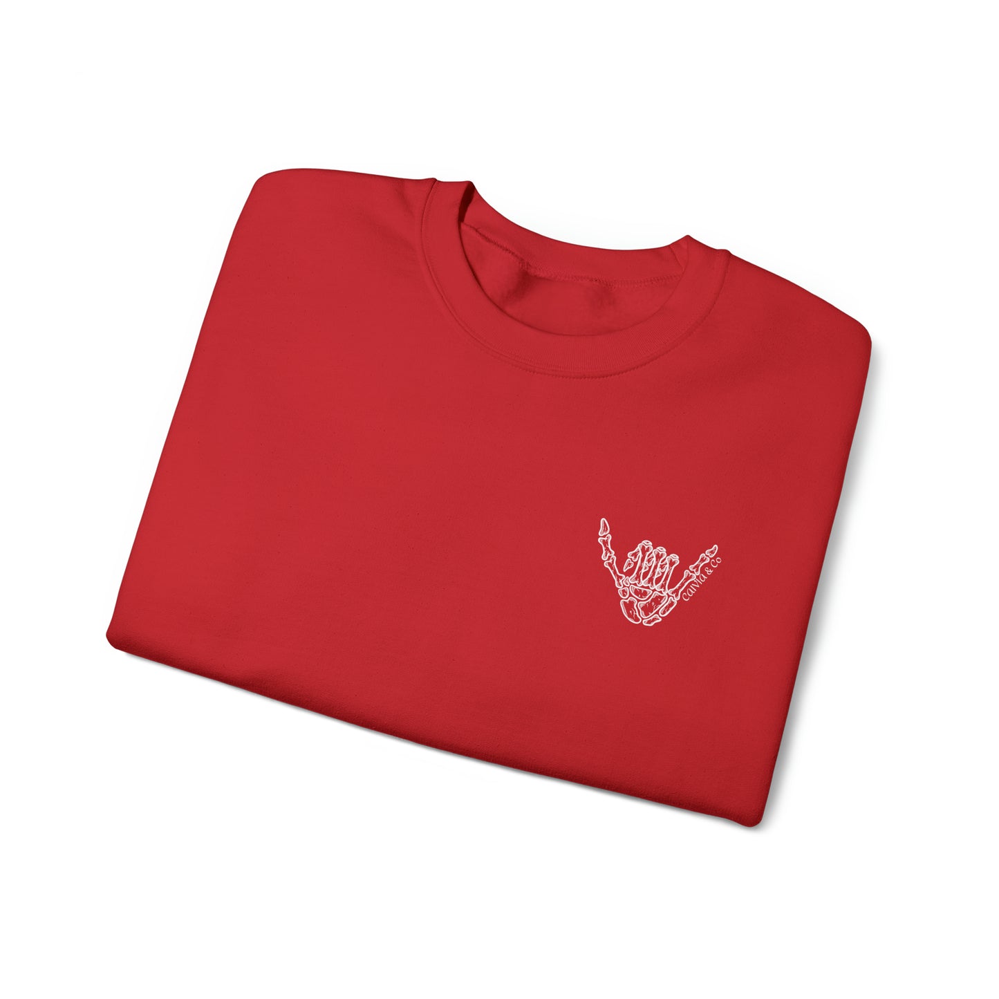 SPOOKY SUMMER - Unisex Crewneck Sweatshirt - (Front Logo, Back Design)