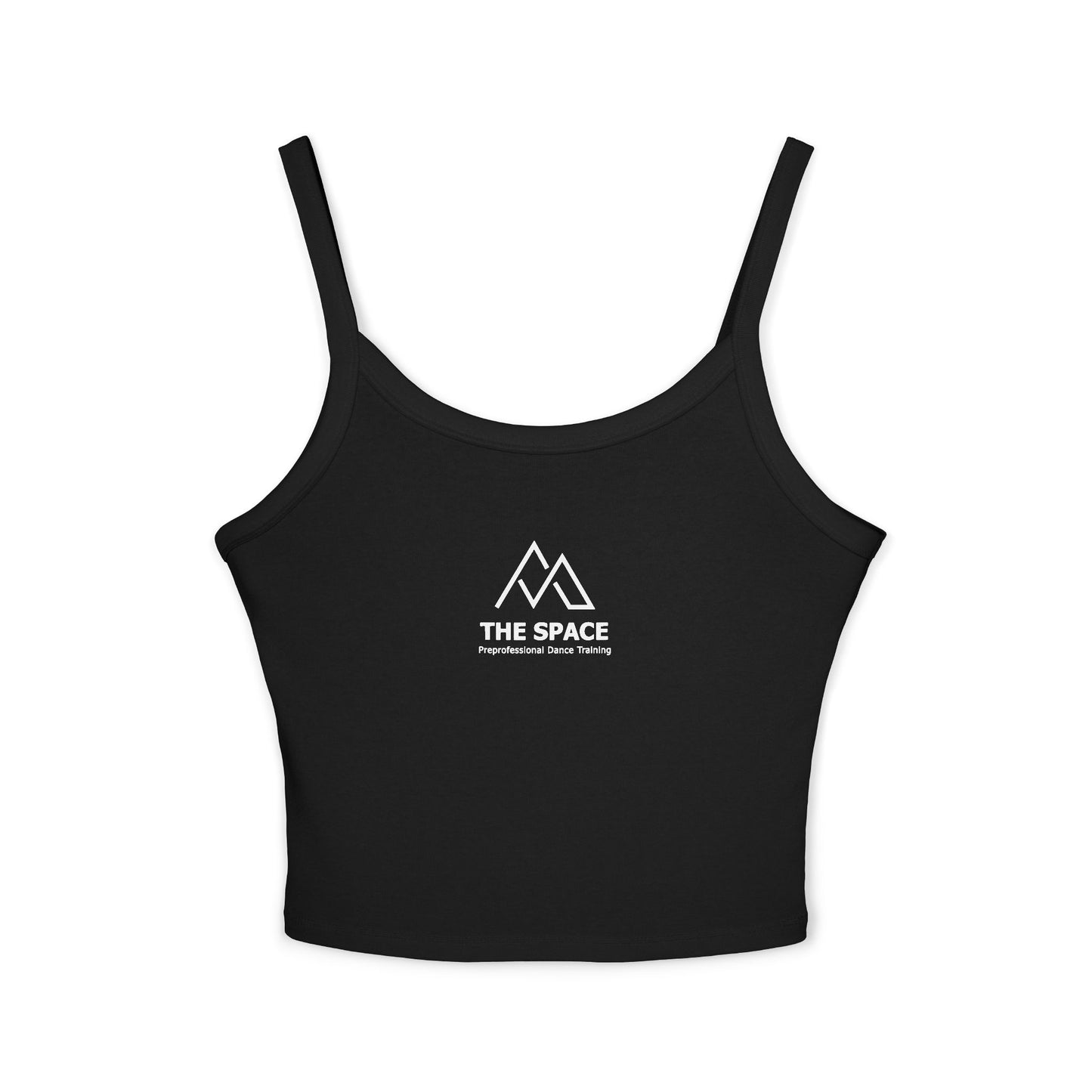 The Space - Women's Spaghetti Strap Tank Top (Front Logo, Back Quote)