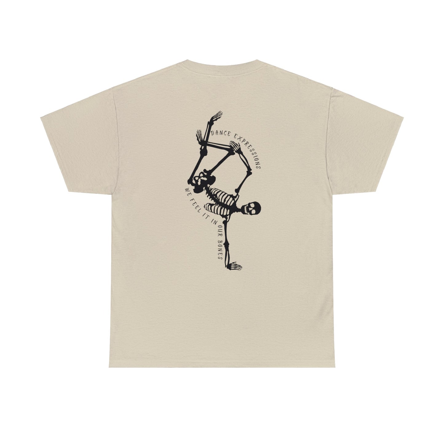 DE - Unisex Cotton Tee - Front Logo, Back Design