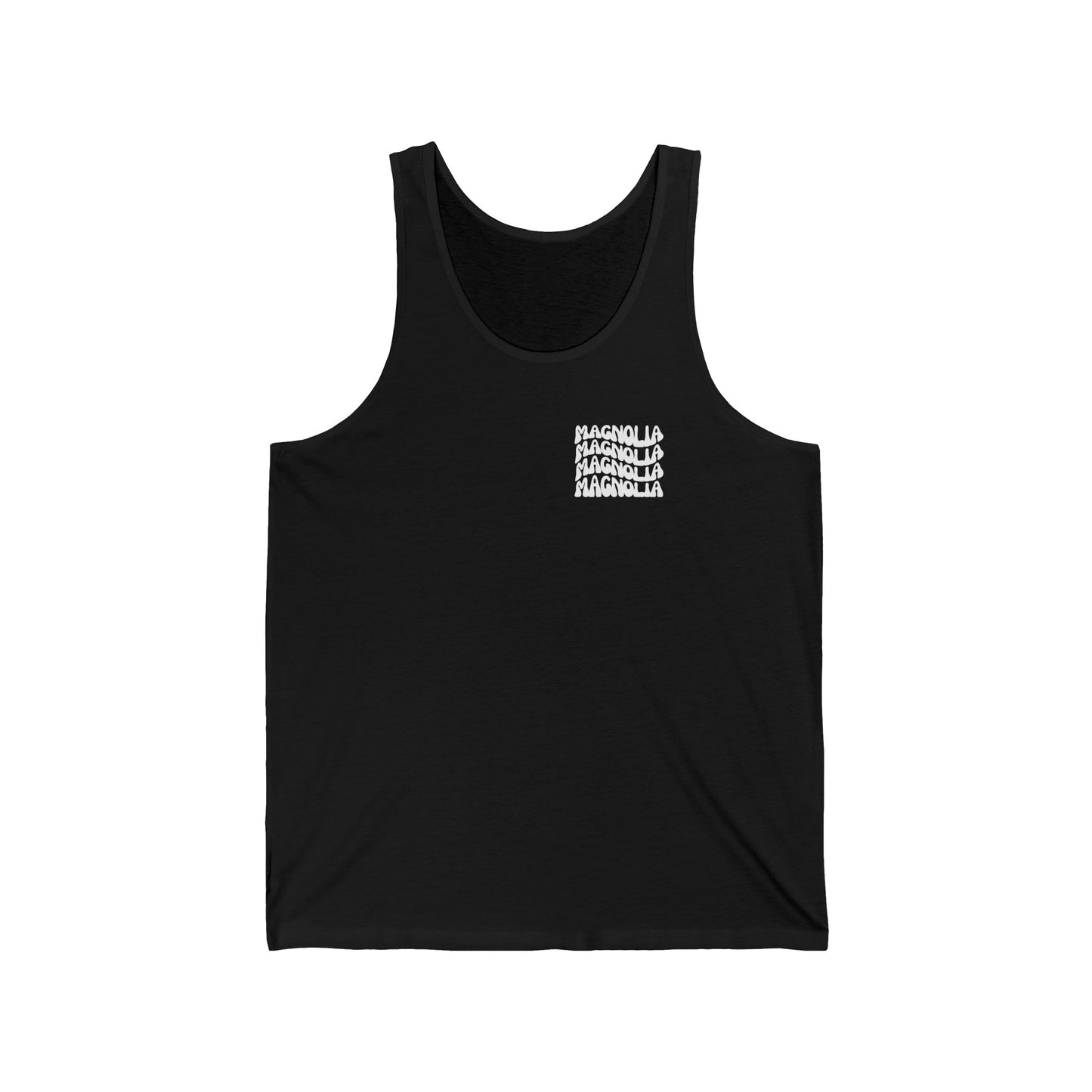 MDA - Unisex Jersey Tank (Front Mini Logo, Back Large Logo)