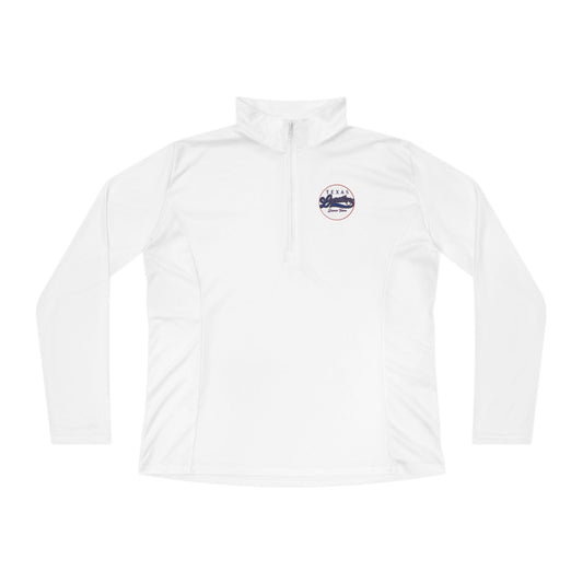 TEXAS LIVE! LONESTARS - Ladies Quarter-Zip Pullover (Front Logo, Back Logo)