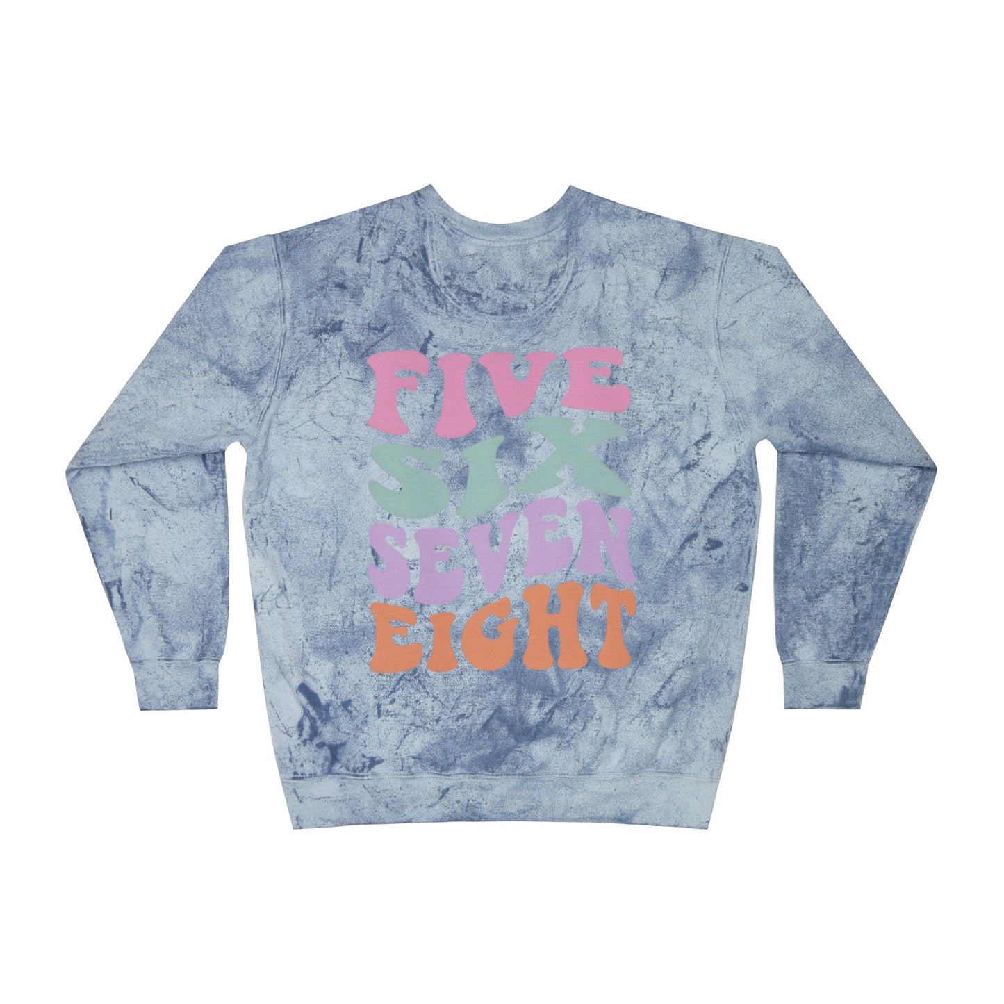 MIXX Summer 2025 - Unisex Color Blast Sweatshirt (Front Studio, Back Phrase)