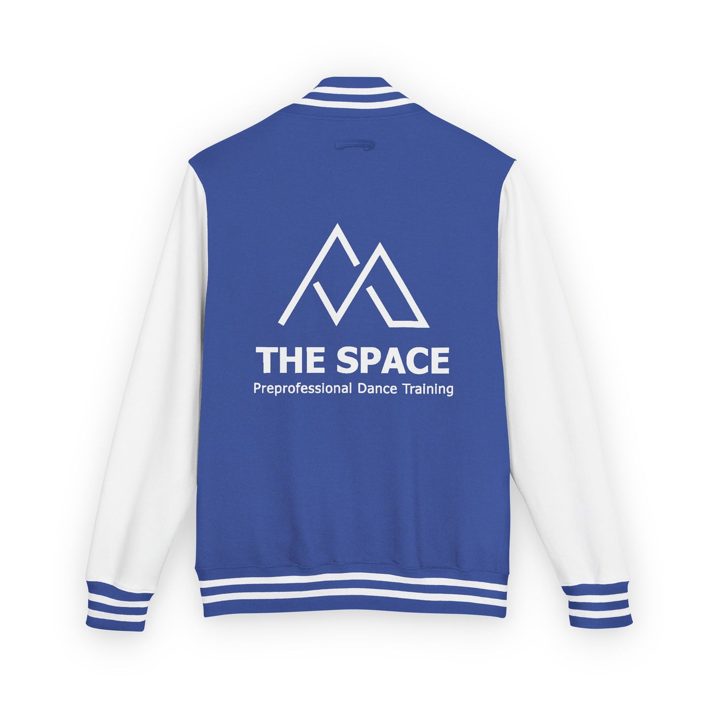 The Space - Unisex Heavyweight Letterman Jacket (Front Logo, Back Logo)