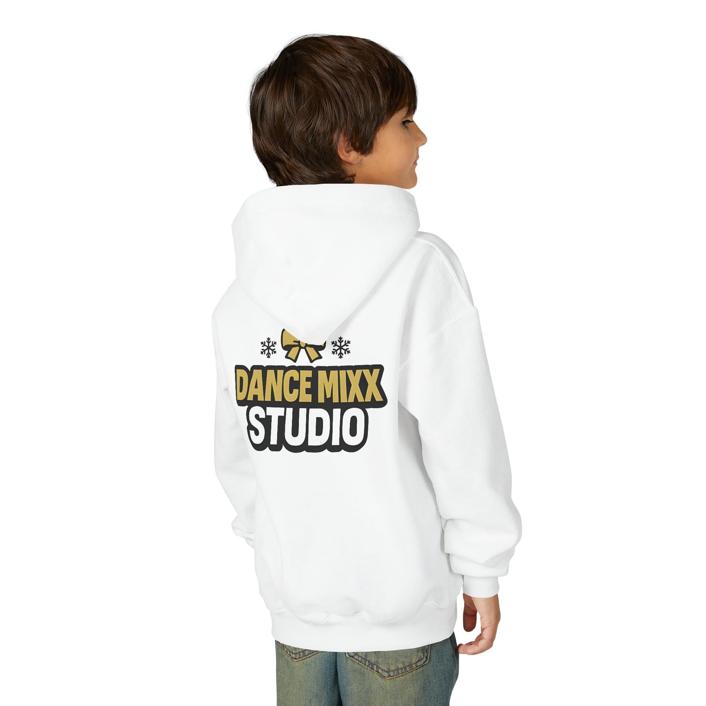 Dance Mixx Studio - Youth Holiday Bow Hoodie (Option 2)