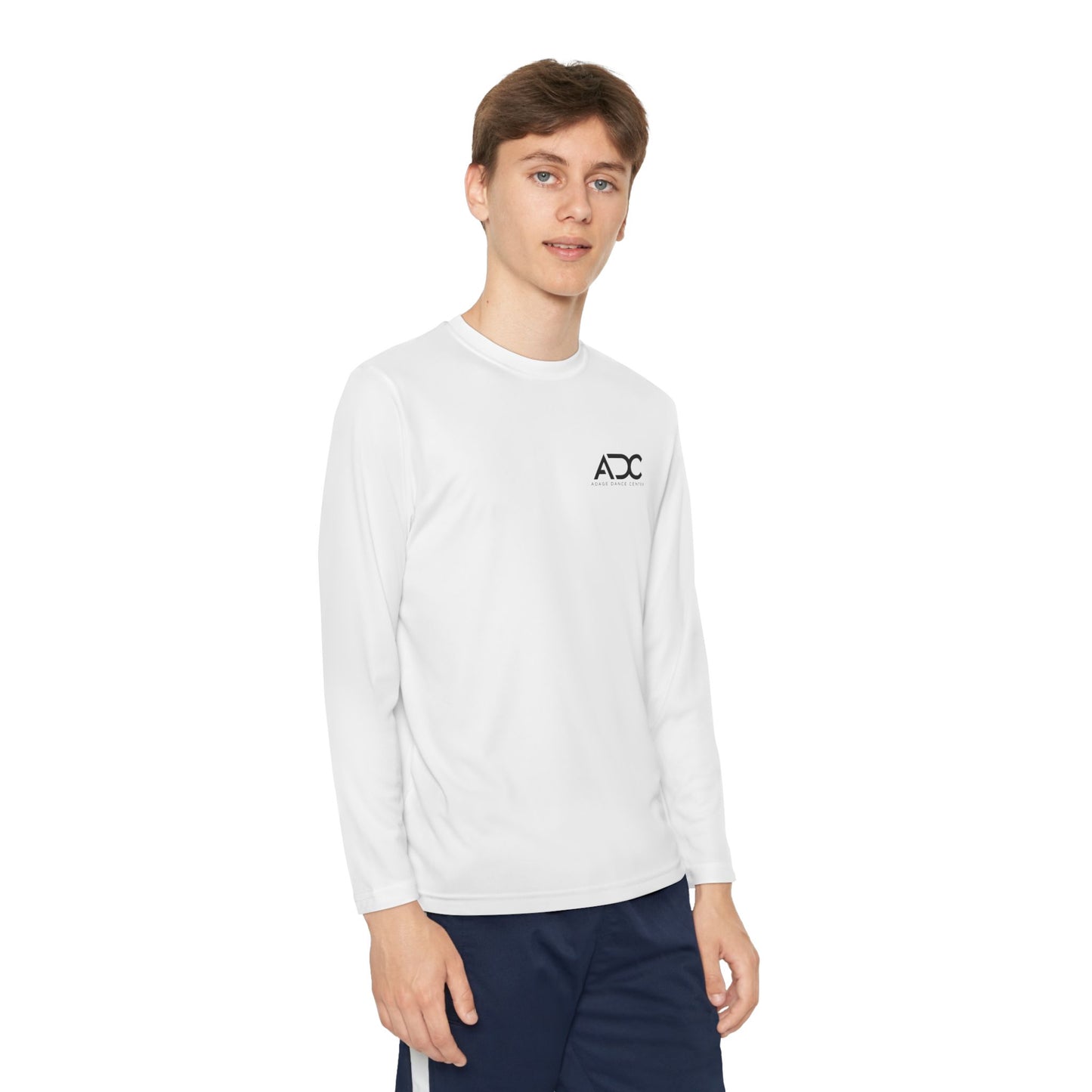 Adage Dance Center: Youth Long Sleeve Tee (Front Logo, Back Logo)
