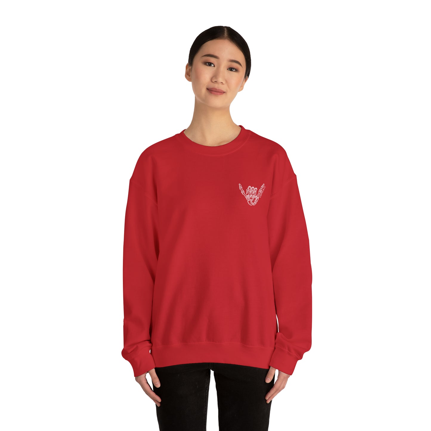 SPOOKY SUMMER - Unisex Crewneck Sweatshirt - (Front Logo, Back Design)