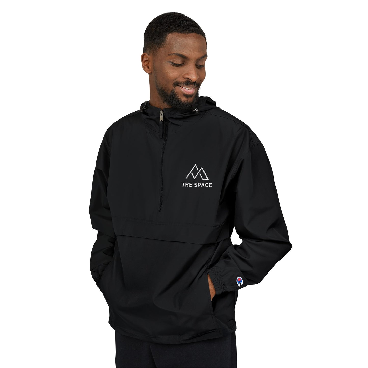 The Space - Packable Anorak Jacket (Front Logo) Embroidered