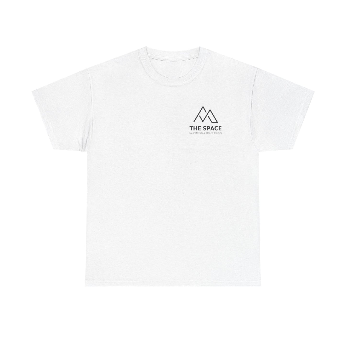 The Space - Unisex Heavy Cotton Tee (Left Chest Logo, Back Quote)