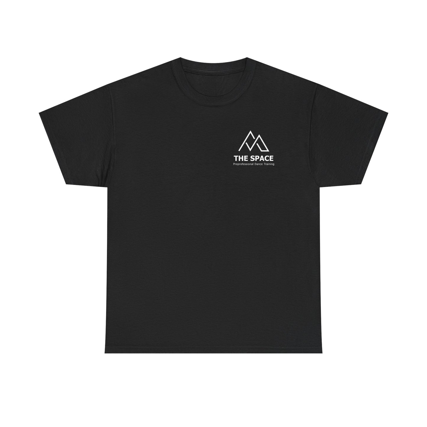 The Space - Unisex Heavy Cotton Tee (Left Chest Logo, Back Quote)