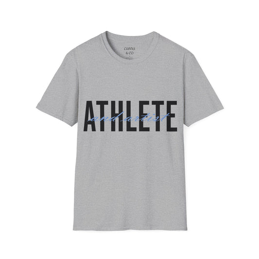 ATHLETE and ARTSIT - Unisex Softstyle T-Shirt - (Front Design)