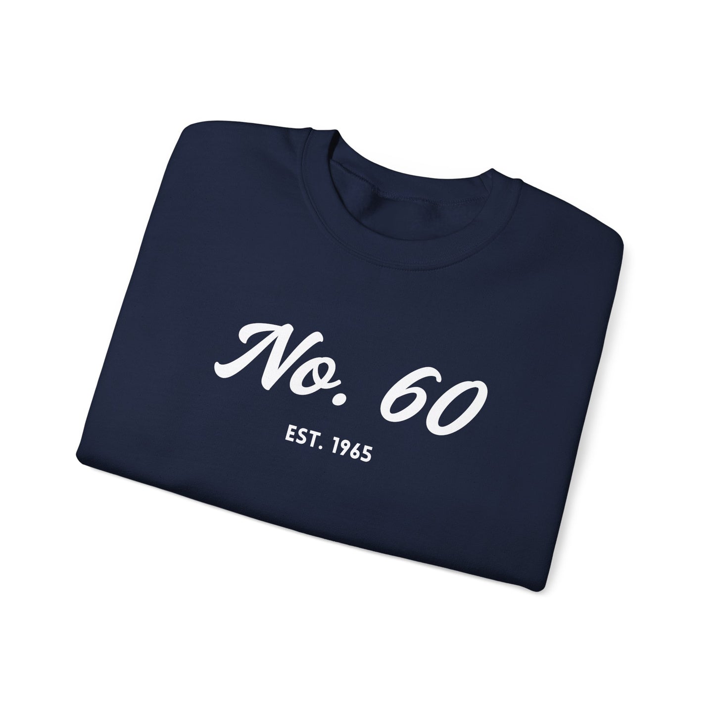 No. 60 EST 1965 - Unisex Crewneck Sweatshirt