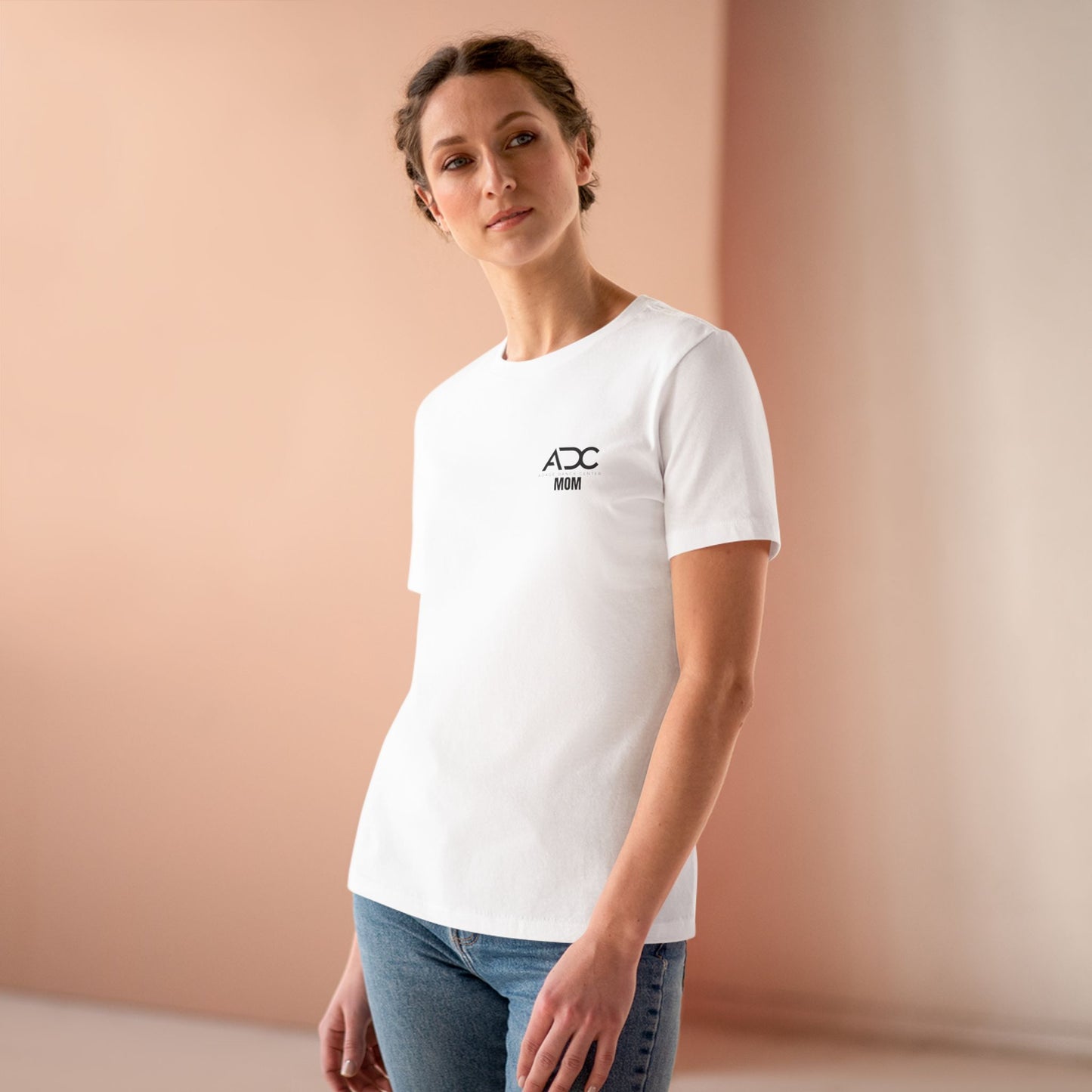 Adage Dance Center: Bella+Canvas Dance Mom Cotton Tee (Front Logo, Back Logo)