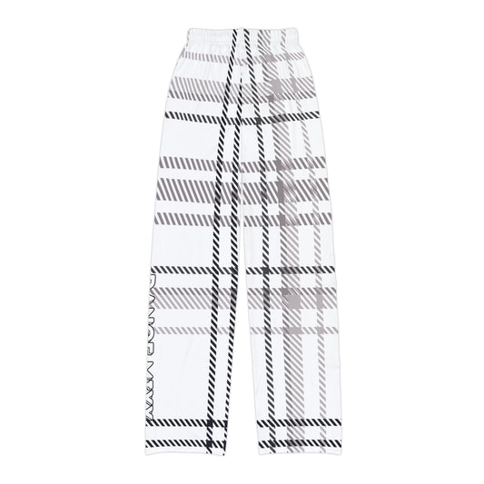MIXX Fall - Kids Pajama Pants (Plaid Print, Left Leg Design)