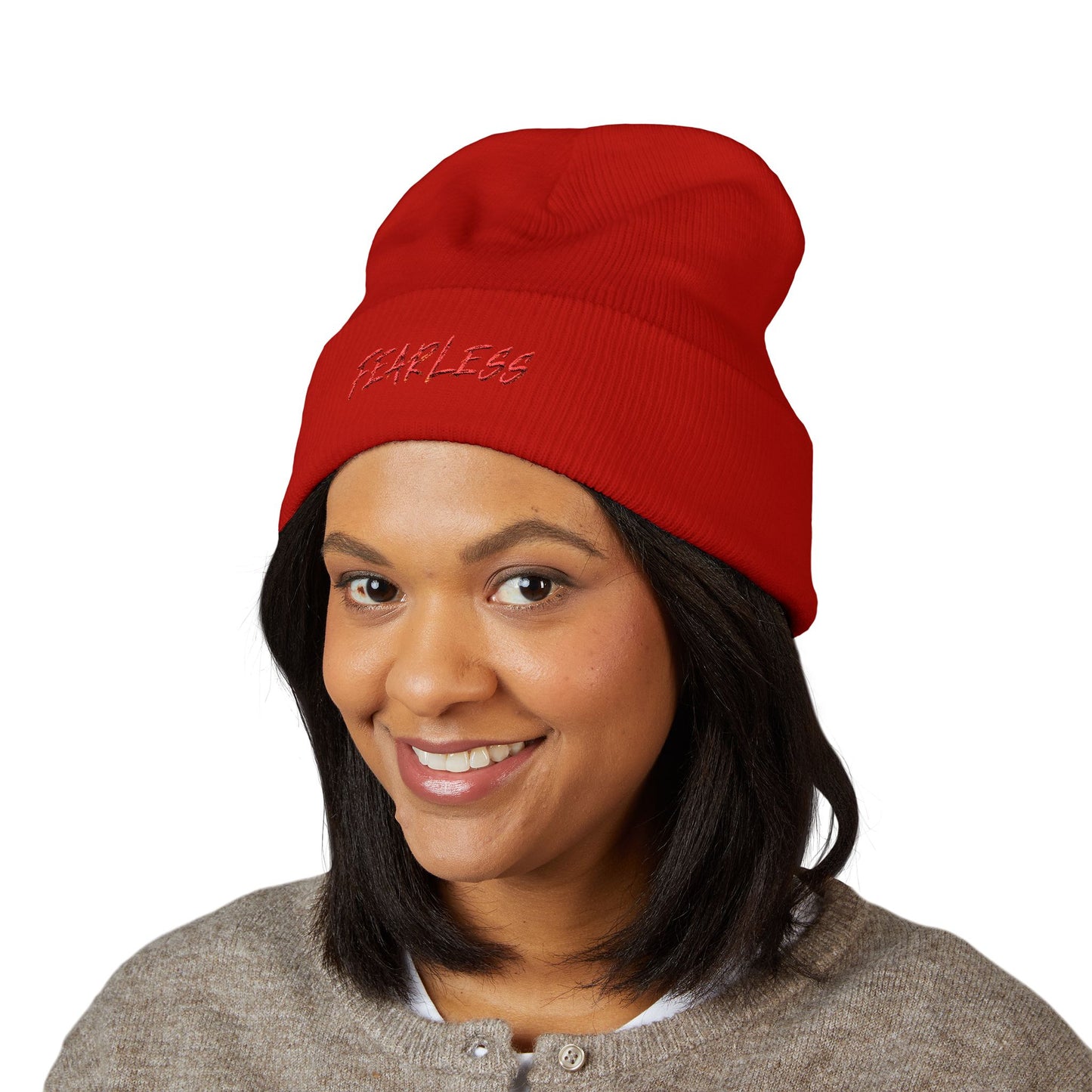 Fearless - Embroidered Beanie