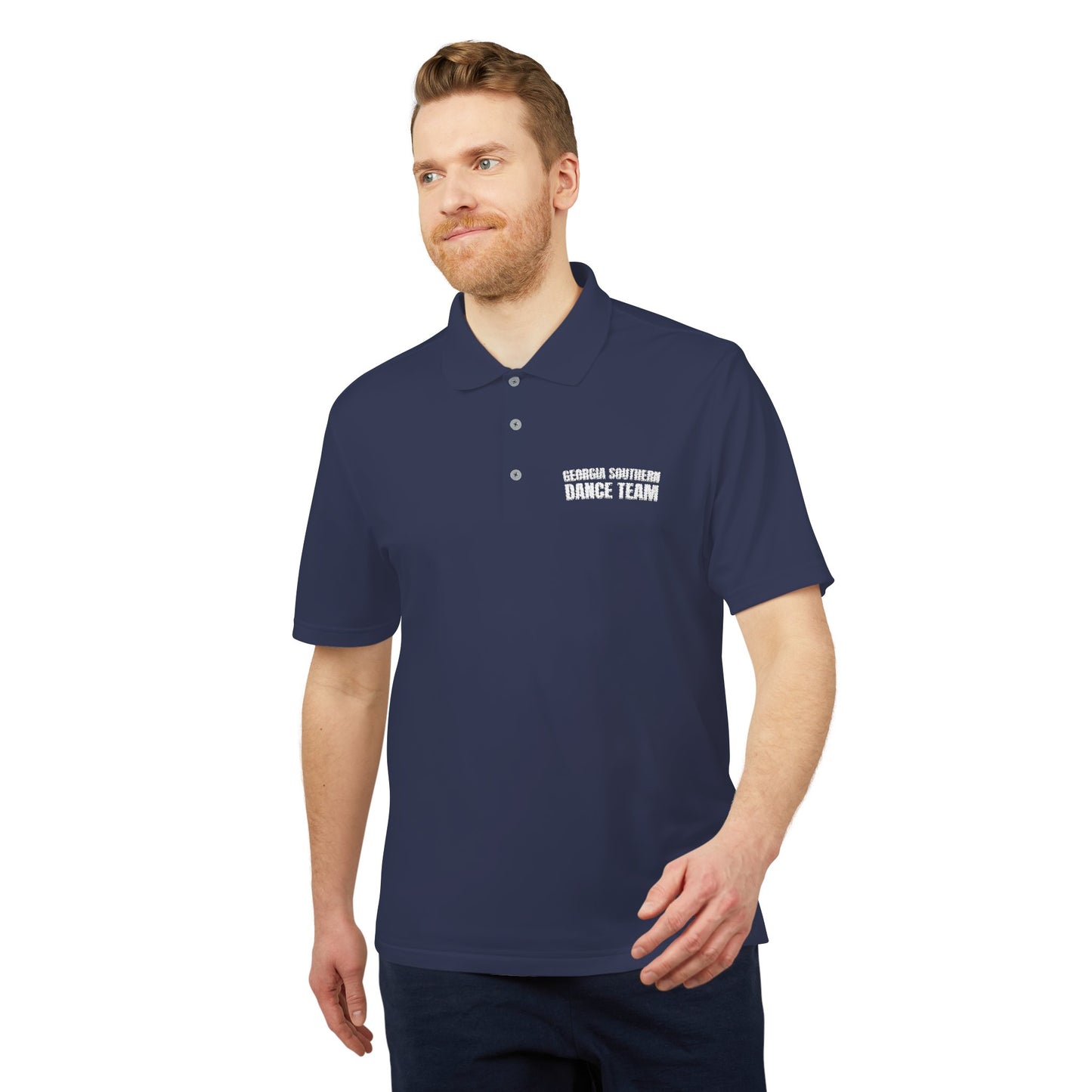 Georgia Southern Dance Team Unisex Performance Polo Shirt, Adidas (Embroidered)