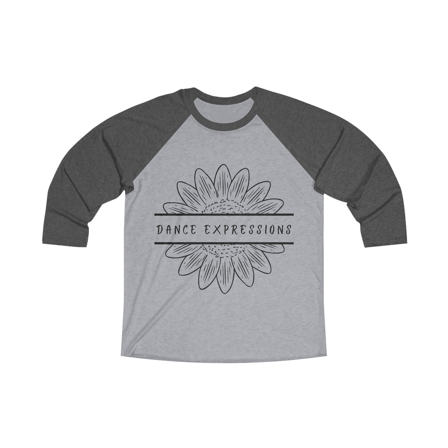 DE - Unisex Tri-Blend 3\4 Raglan Tee