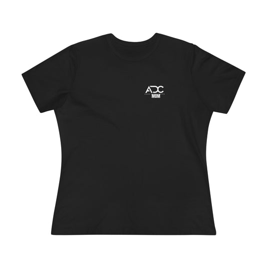 Adage Dance Center: Bella+Canvas Dance Mom Cotton Tee (Front Logo, Back Logo)