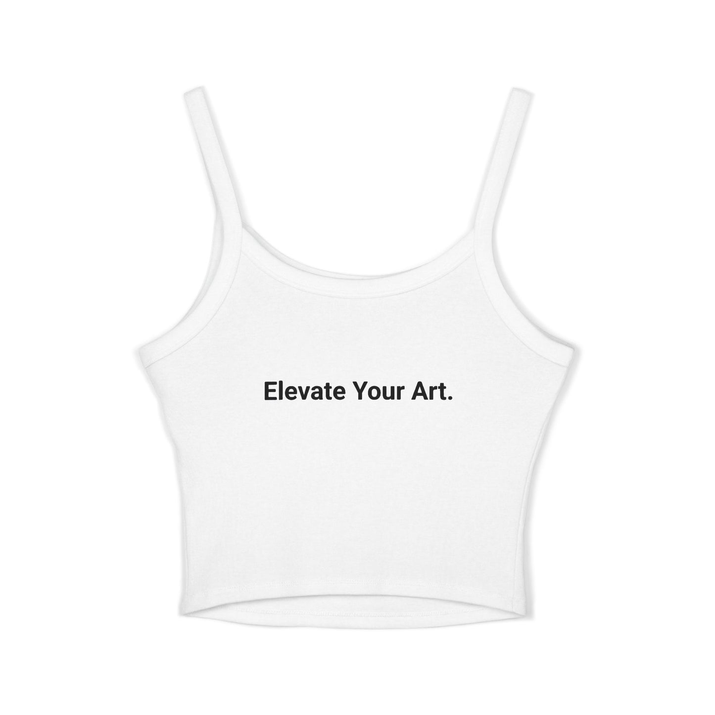 The Space - Women's Spaghetti Strap Tank Top (Front Logo, Back Quote)