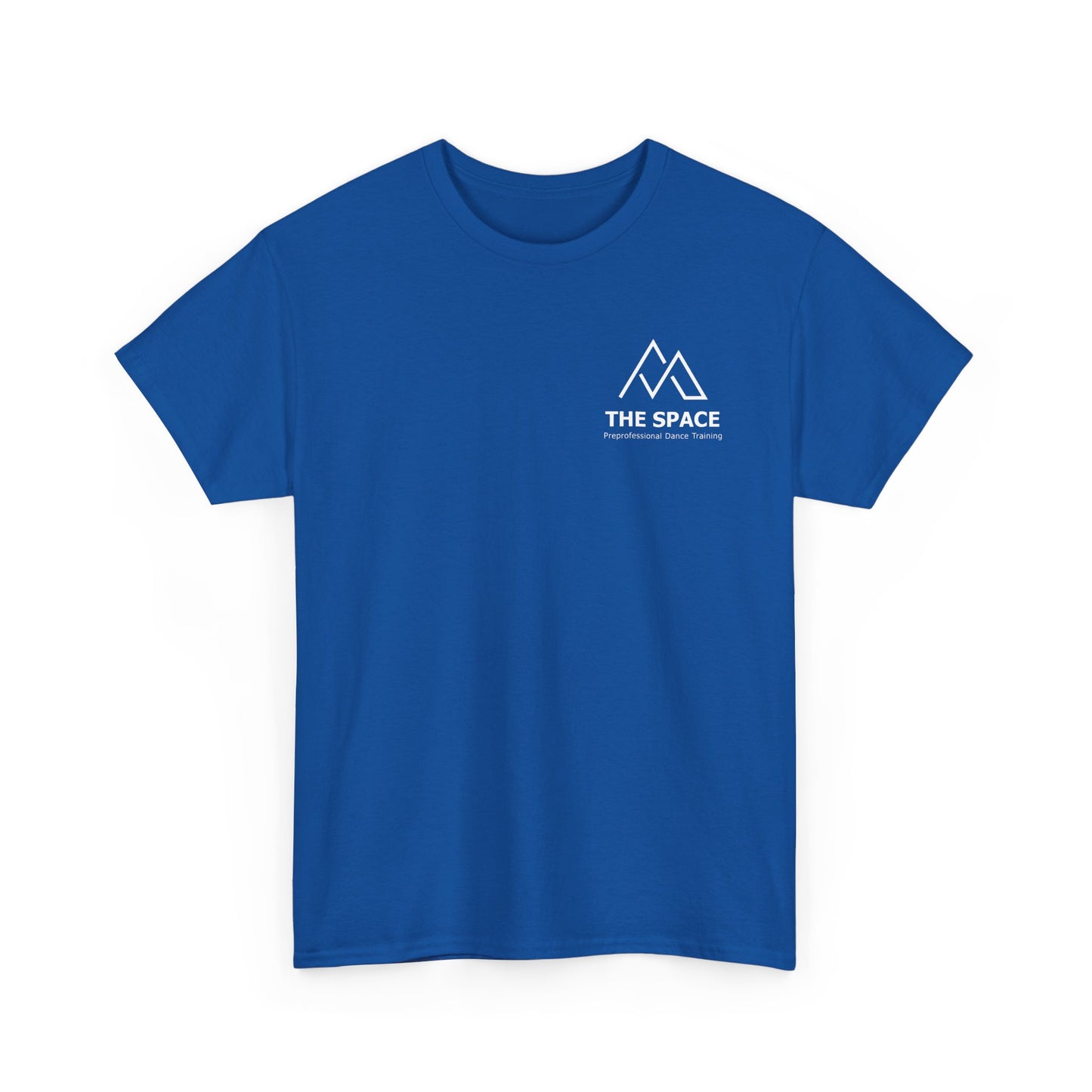 The Space - Unisex Heavy Cotton Tee (Left Chest Logo, Back Quote)