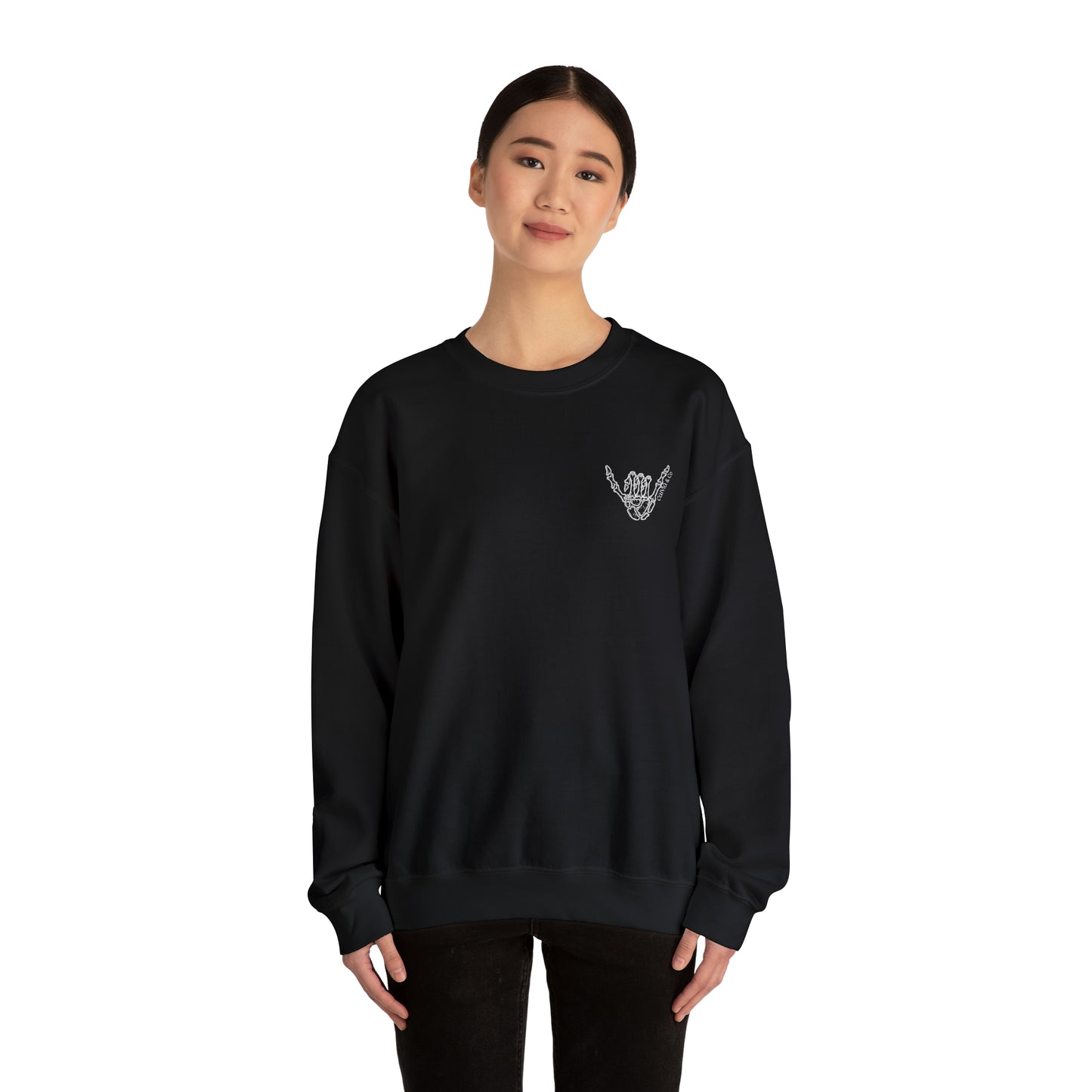 SPOOKY SUMMER - Unisex Crewneck Sweatshirt - (Front Logo, Back Design)