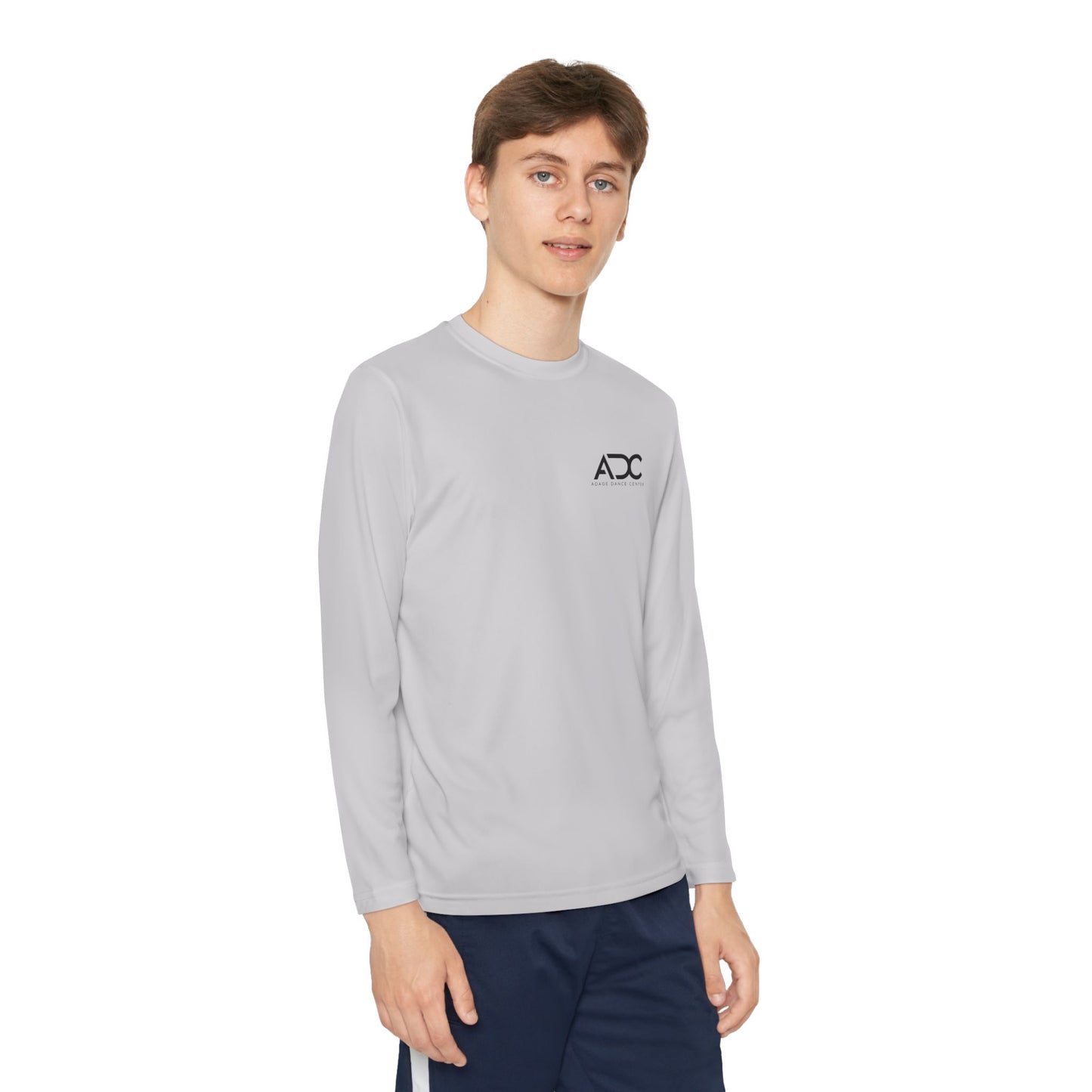Adage Dance Center: Youth Long Sleeve Tee (Front Logo, Back Logo)