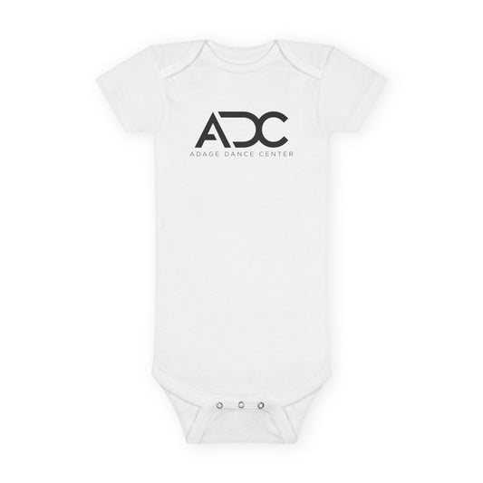 Adage Dance Center: Baby Onesie for Newborns (Front Logo)