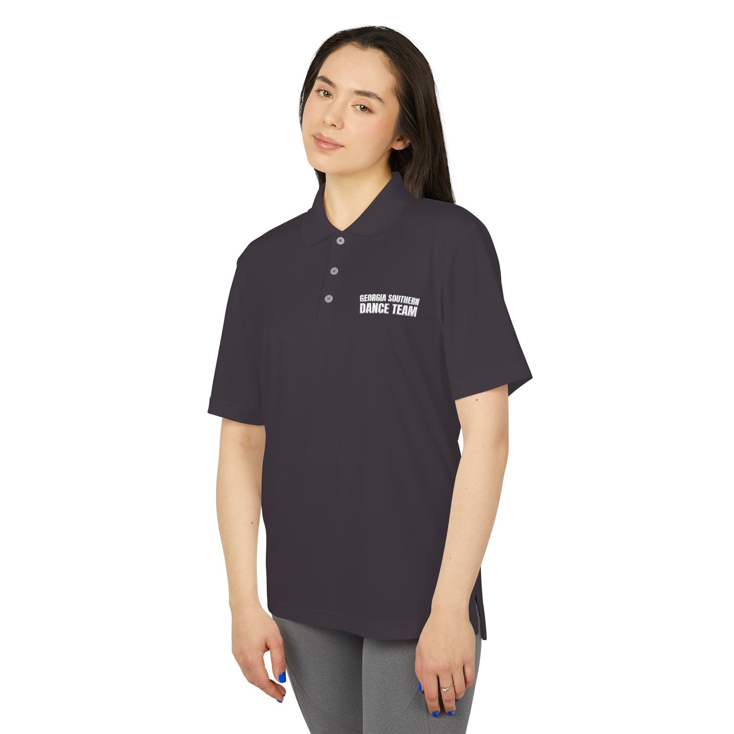 Georgia Southern Dance Team Unisex Performance Polo Shirt, Adidas (Embroidered)