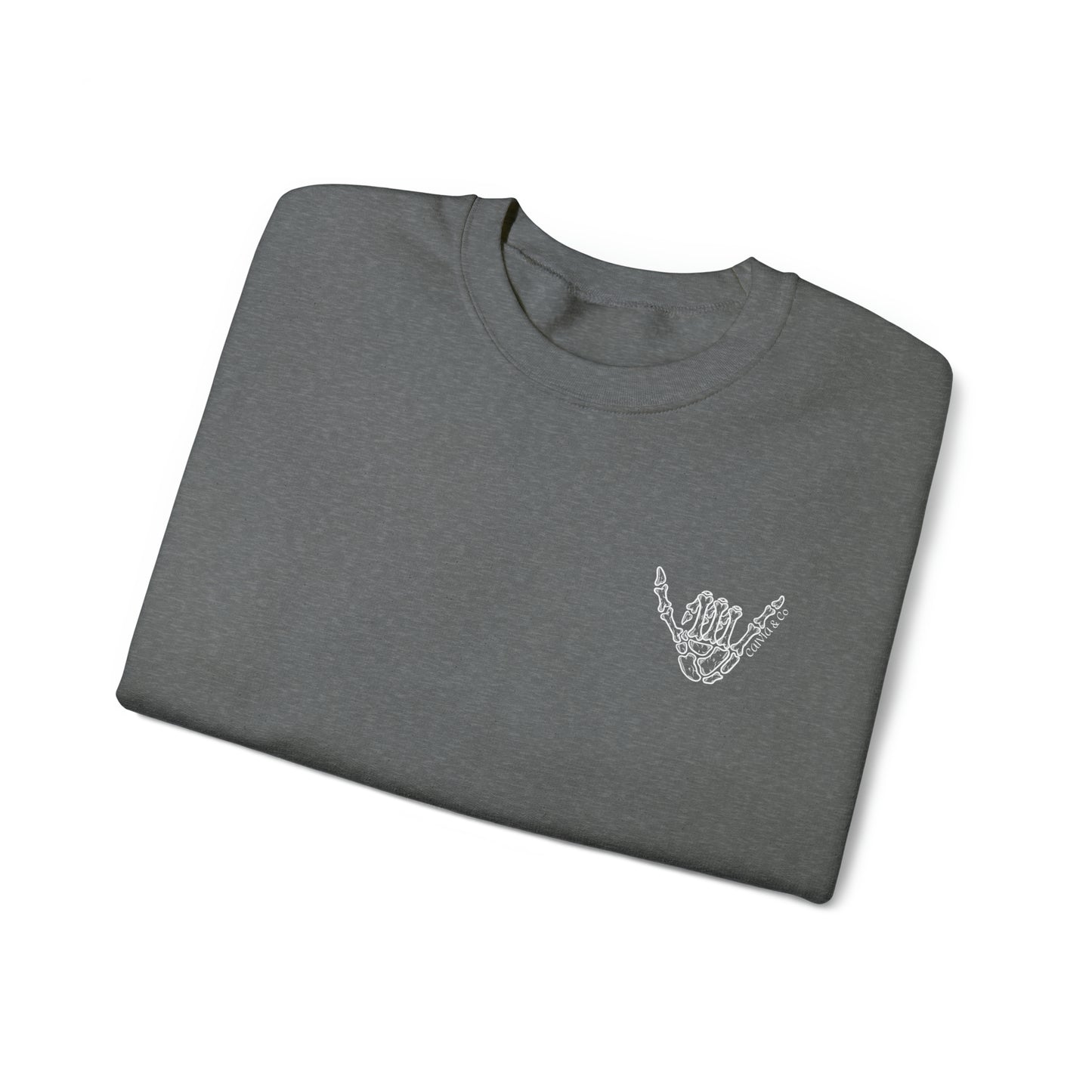 SPOOKY SUMMER - Unisex Crewneck Sweatshirt - (Front Logo, Back Design)