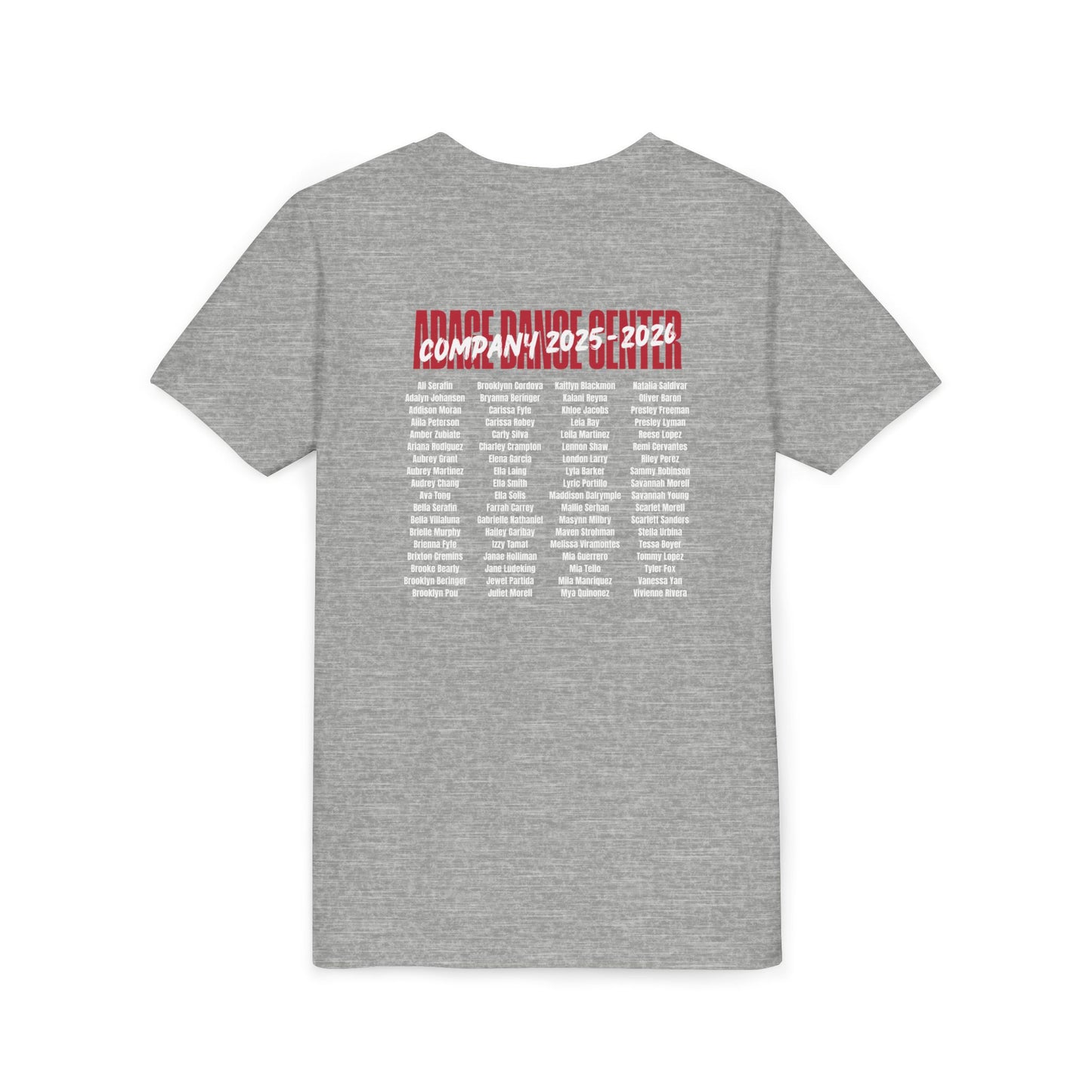 Adage Dance Center - Company 2025–2026 Team - Youth Bella + Canvas Tee