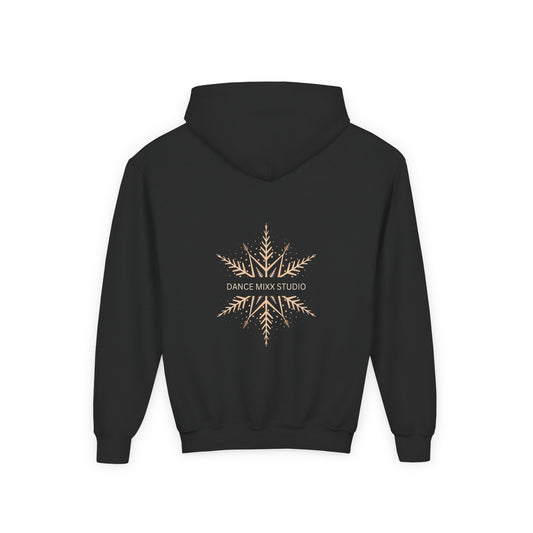Dance Mixx Studio - Youth Holiday Snowflake Hoodie (Option 2)
