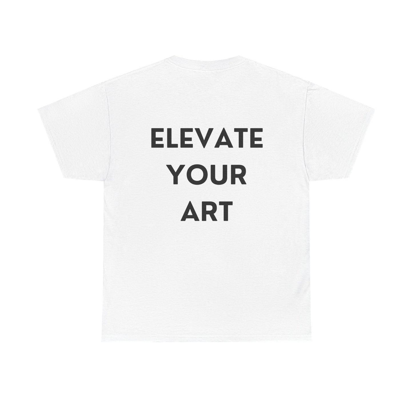 The Space - Unisex Heavy Cotton Tee (Left Chest Logo, Back Quote)