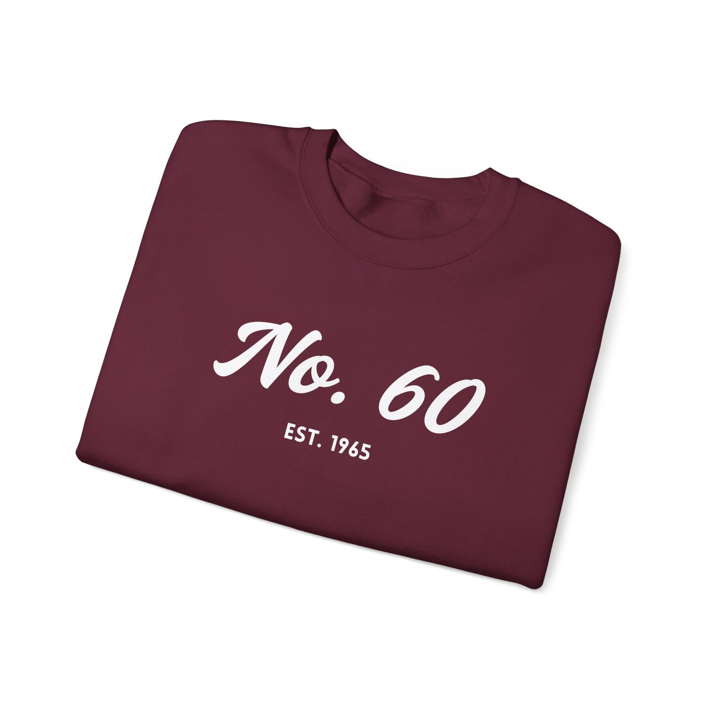 No. 60 EST 1965 - Unisex Crewneck Sweatshirt