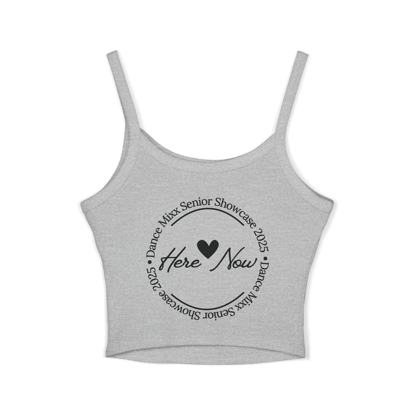 MIXX SHOWCASE 2025 - Women’s Spaghetti Strap Tank Top (Front Studio, Back Showcase)
