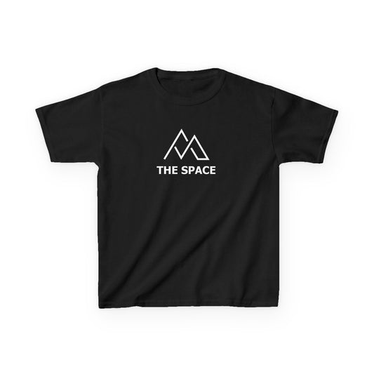 The Space - Youth Heavy Cotton Tee (Left Chest Logo, Back Name) Custom: Read Description