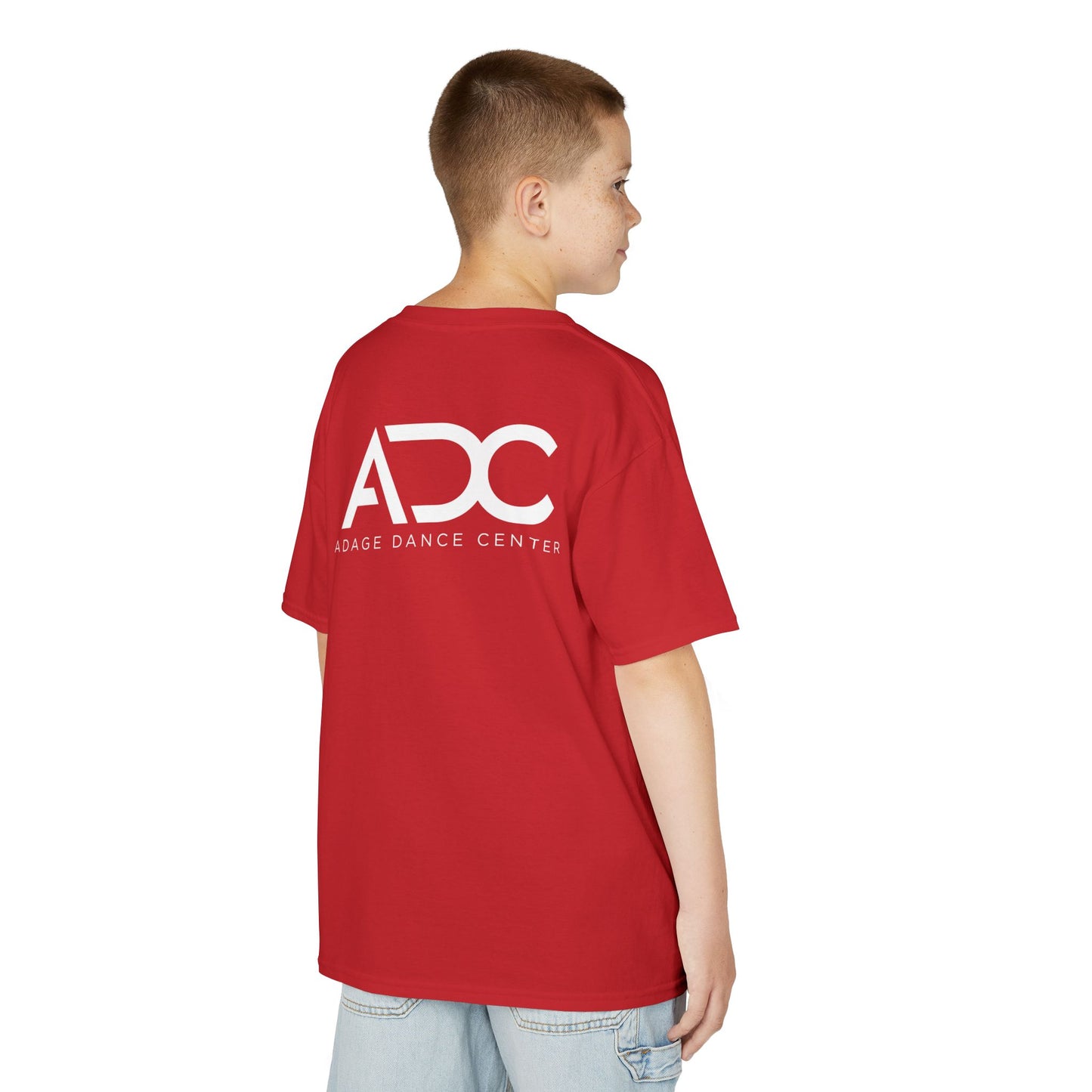 Adage Dance Center: Gildan Youth T-Shirt (Front Logo, Back Logo)